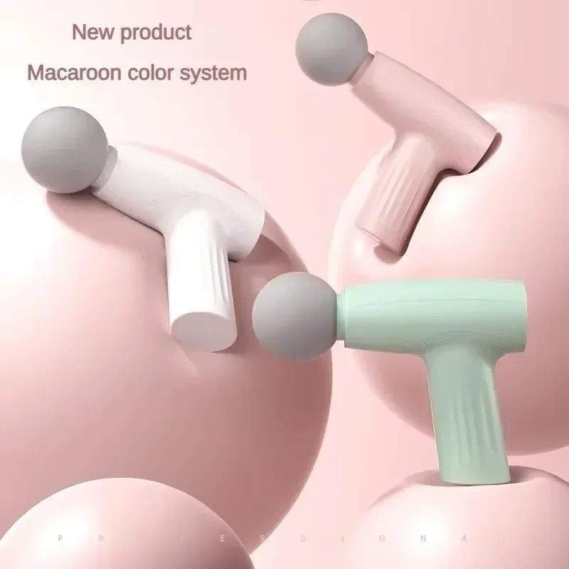 Massage Gun Deep Tissue - Mini pistola per massaggio muscolare rosa