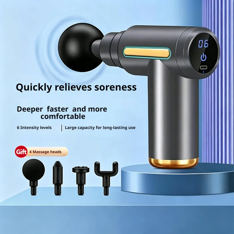 Massage Gun Deep Tissue - Mini pistola elettrica per massaggio muscolare