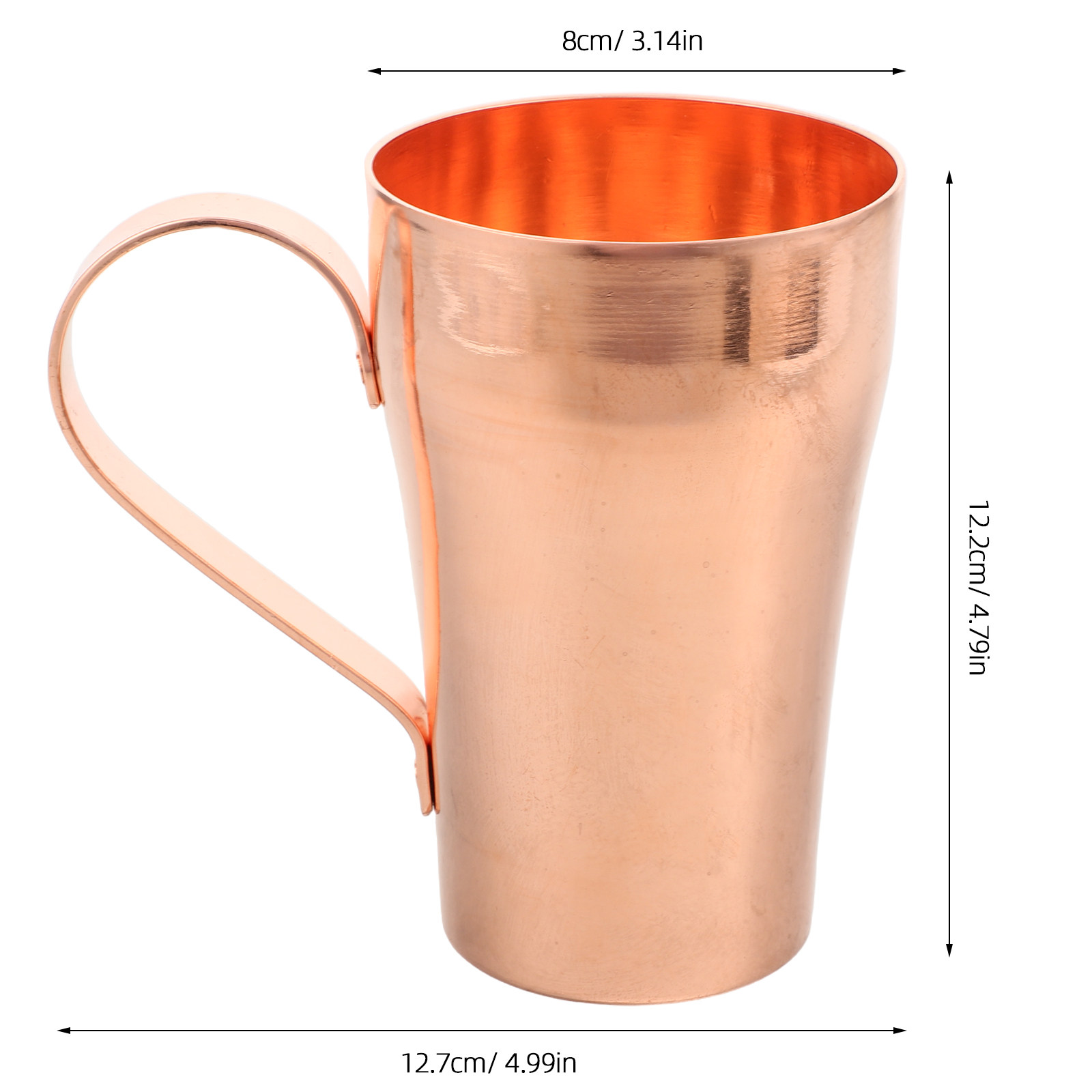 Tazza in Rame Puro Martellata  - Health Wellness Gifts For Men recensione e prezzo