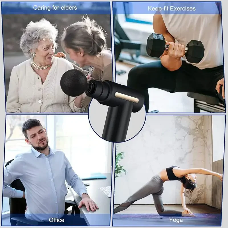 2024 portatile fascia pistola  - Massage Gun Deep Tissue recensione e prezzo